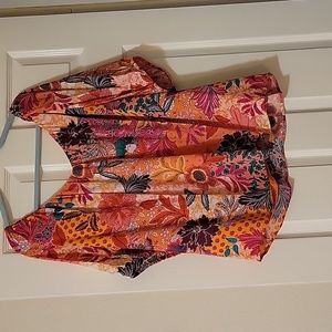 Beautiful floral blouse.